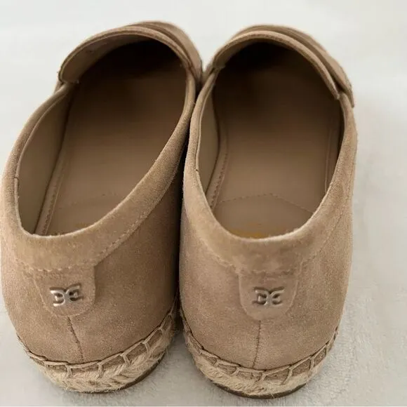 Sam Edelman Kai Slip-On Espadrille Loafers in Tuscan Taupe, Size 7