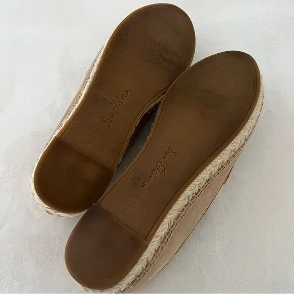 Sam Edelman Kai Slip-On Espadrille Loafers in Tuscan Taupe, Size 7