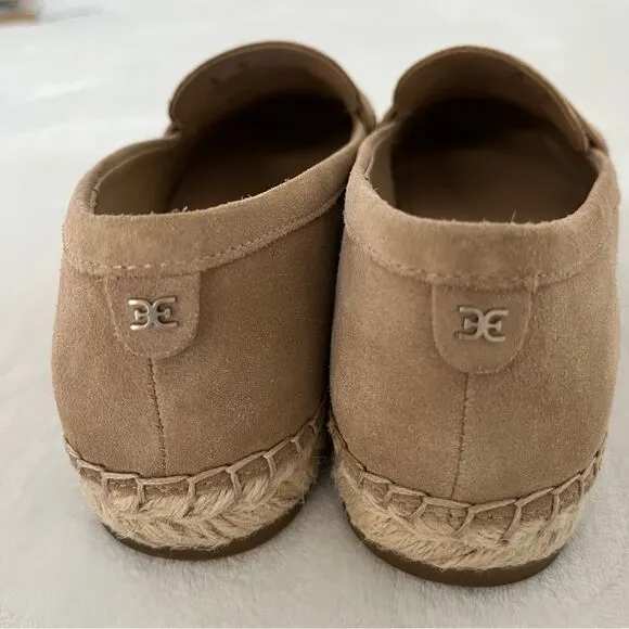 Sam Edelman Kai Slip-On Espadrille Loafers in Tuscan Taupe, Size 7