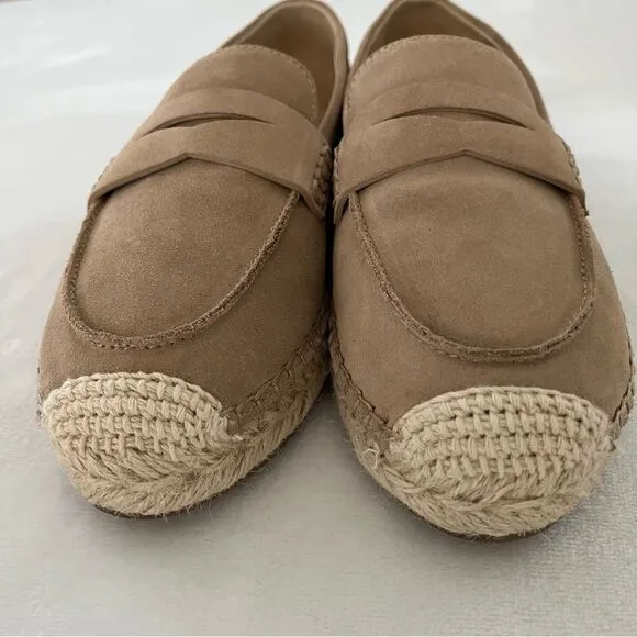 Sam Edelman Kai Slip-On Espadrille Loafers in Tuscan Taupe, Size 7