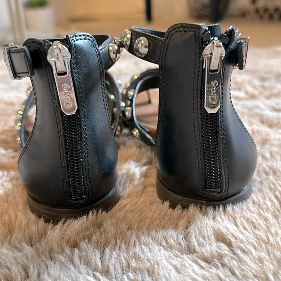 SAM EDELMAN STUDDED SANDALS 6