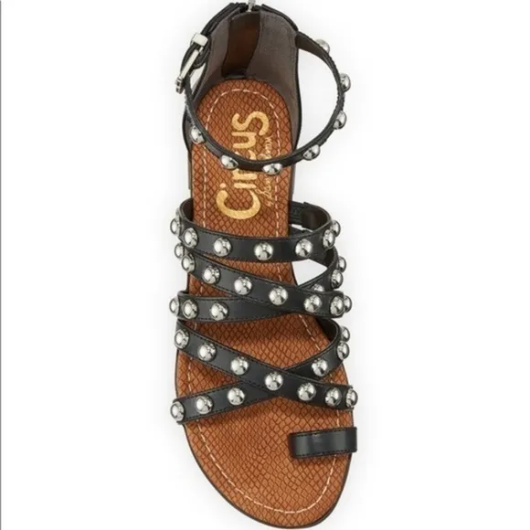 SAM EDELMAN STUDDED SANDALS 6