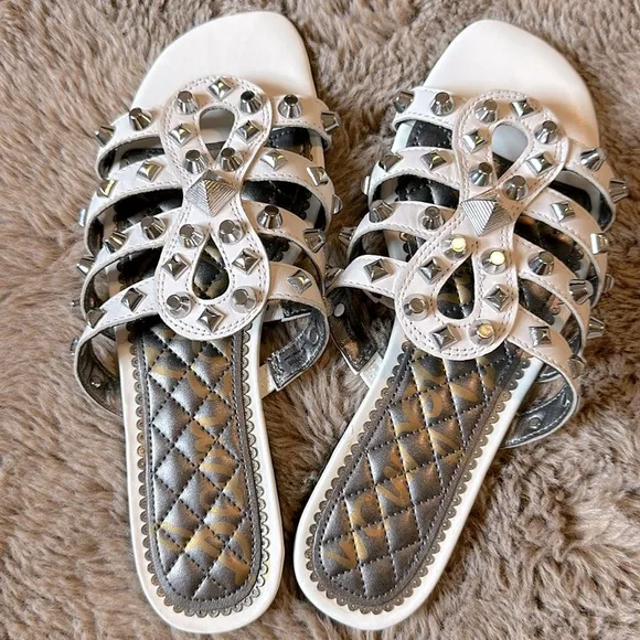 SAM EDELMAN STUDDED/SPIKED SANDALS🔥 7