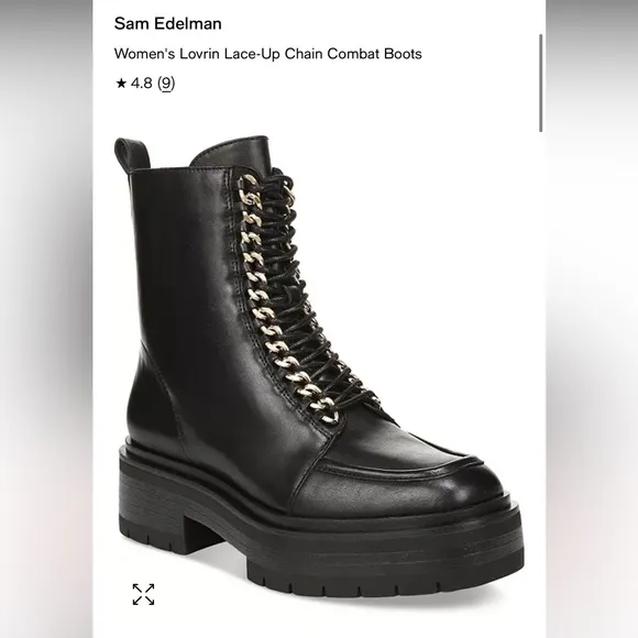 Sam Edelman Women's Lovrin Platform Combat Boot