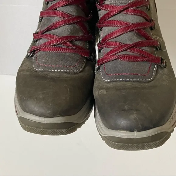 Santana Canada Morella Gray Winter Boots Mid Calf Waterproof Faux Fur Size 8