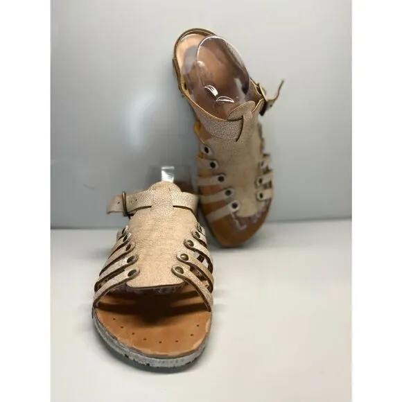 Sbicca Vintage Collection Artisanal Huarache Sandals Women's Leather