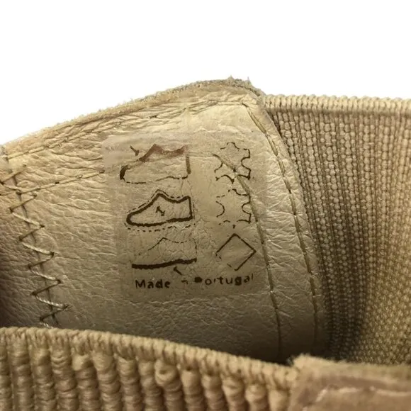 Schmoove Boots Mike Chelsea Anthropologie Ankle Suede Chunky Size 40 / 9 Beige