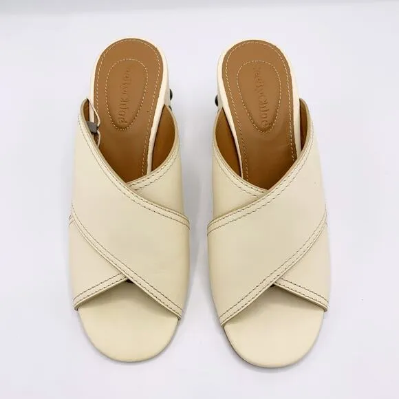 See by Chloe Tina Studded Cream Sandals