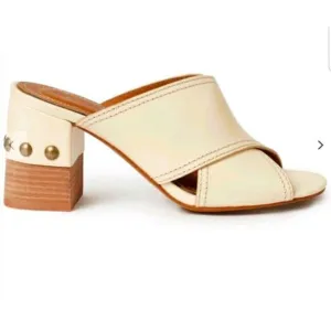 See by Chloe Tina Studded Cream Sandals