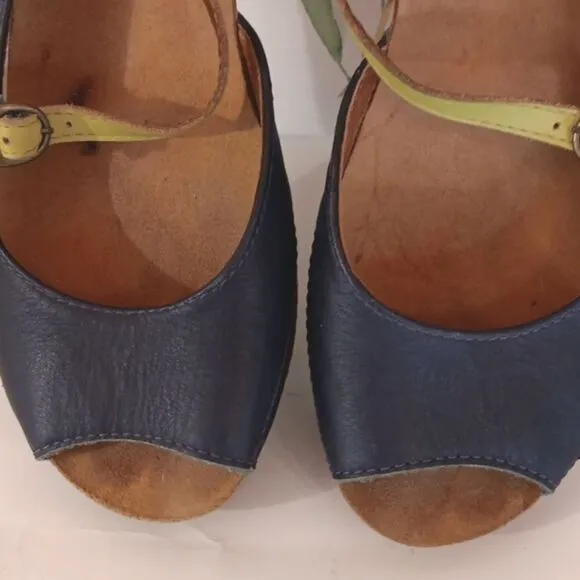 Sergio Tomani Cork and Leather Sandals