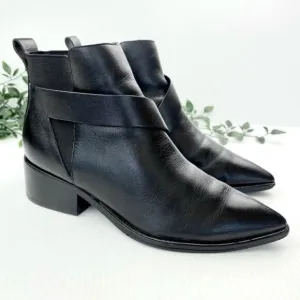 Sigerson Morrison Nash Black Leather Boots 6.5