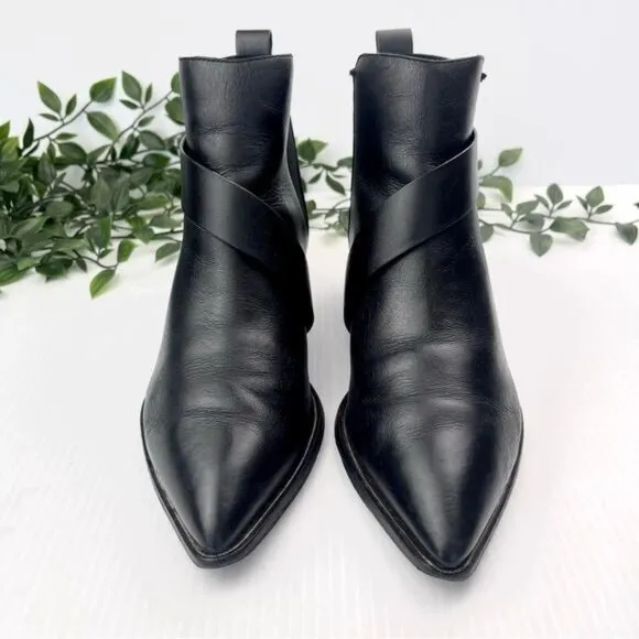 Sigerson Morrison Nash Black Leather Boots 6.5