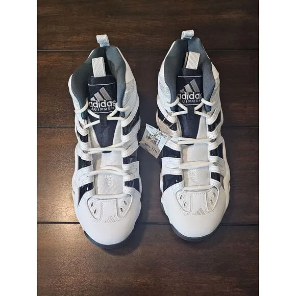 Size 10.5 - adidas Crazy 8 2023 White Black Men's Basketball Sneakers