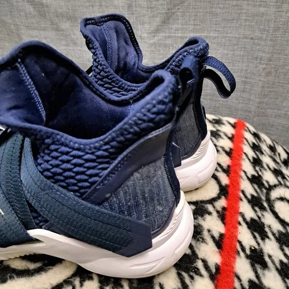 Size 7.5 Nike LeBron Soldier XII 12 TB Navy Men Basketball Sneakers at3872-406