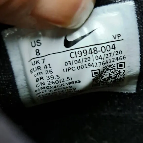 Size 8 Nike KD 13 Oreo Basketball Suns Sneakers C19948-004 Men