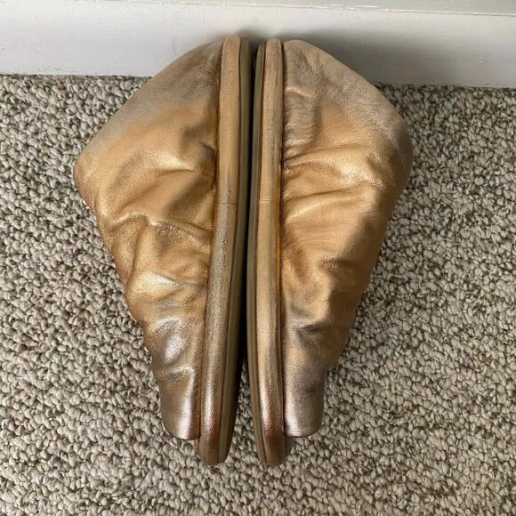 🛑SOLD🛑 Marsèll Metallic Sandals Size 39 or 8.5 Rose Gold Leather Bohemian