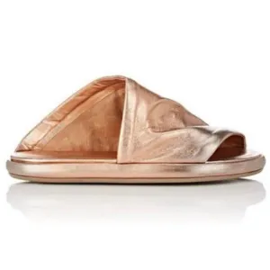 🛑SOLD🛑 Marsèll Metallic Sandals Size 39 or 8.5 Rose Gold Leather Bohemian