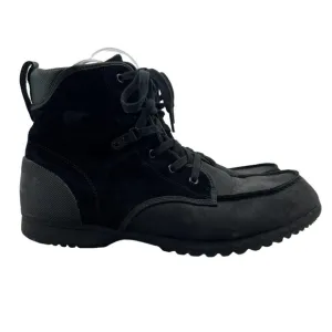 Sorel Boots Mens 15 Ankeny Moc Toe Waterproof Black Suede Leather Lace Up High