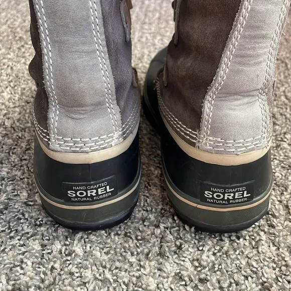 SOREL Joan Of Arctic Waterproof Boots Women’s 9.5 Tall Leather Lace Up Winter