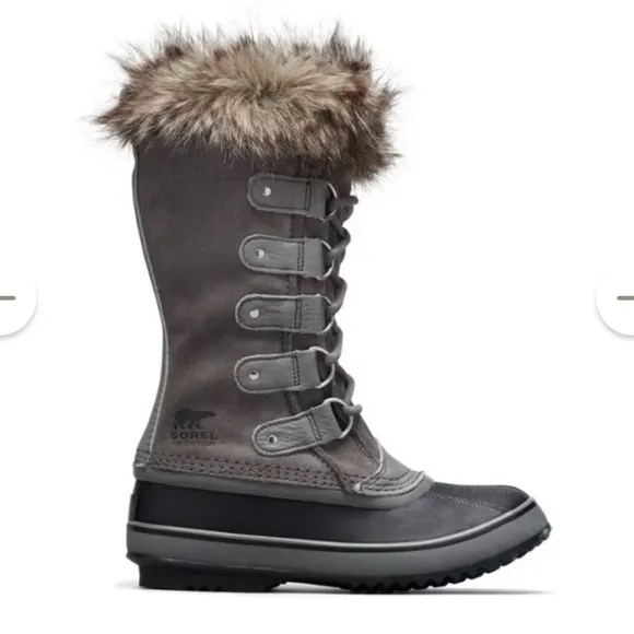 SOREL Joan Of Arctic Waterproof Boots Women’s 9.5 Tall Leather Lace Up Winter