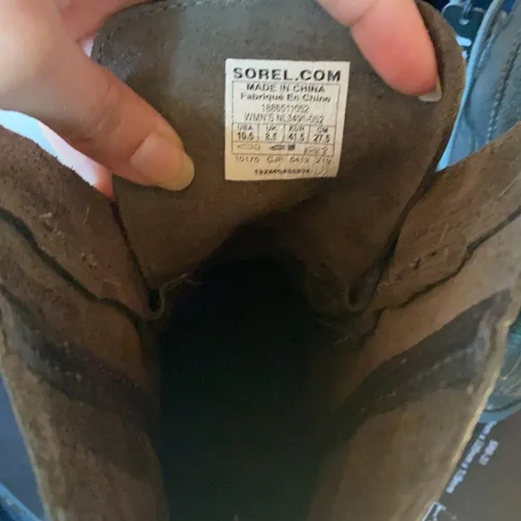 Sorel Joan of Artic Grey Boots SZ 10.5 NEW