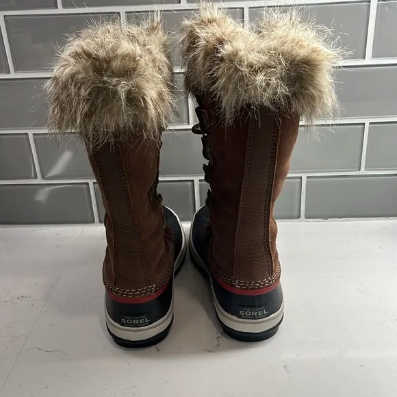 SOREL JOAN OF ARTIC Waterproof Winter Leather Calf Boots Sz 7