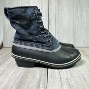 Sorel Slimpack 1964 Waterproof Duck Boots Lace Up Snow Boots Women’s Size 7.5