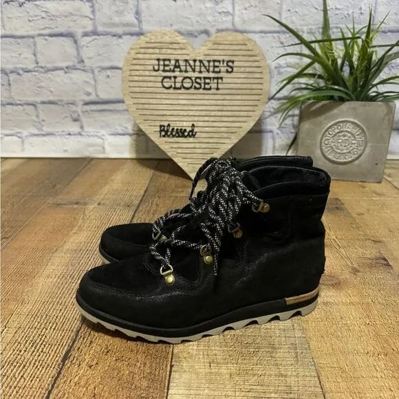 SOREL Sneakchic Alpine Waterproof Shearling Boots