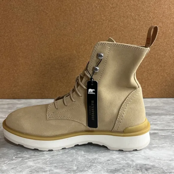 Sorel Tan Boots with Premium Suede and Modern Sole