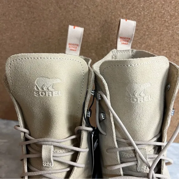 Sorel Tan Boots with Premium Suede and Modern Sole