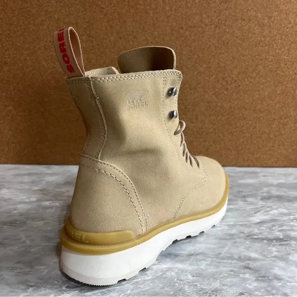 Sorel Tan Boots with Premium Suede and Modern Sole