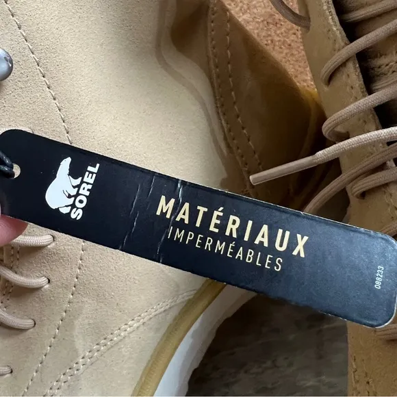 Sorel Tan Boots with Premium Suede and Modern Sole