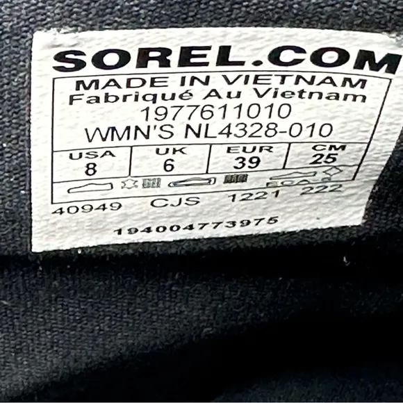 Sorel Women’s Emelie II Zip Waterproof Boots Size 8