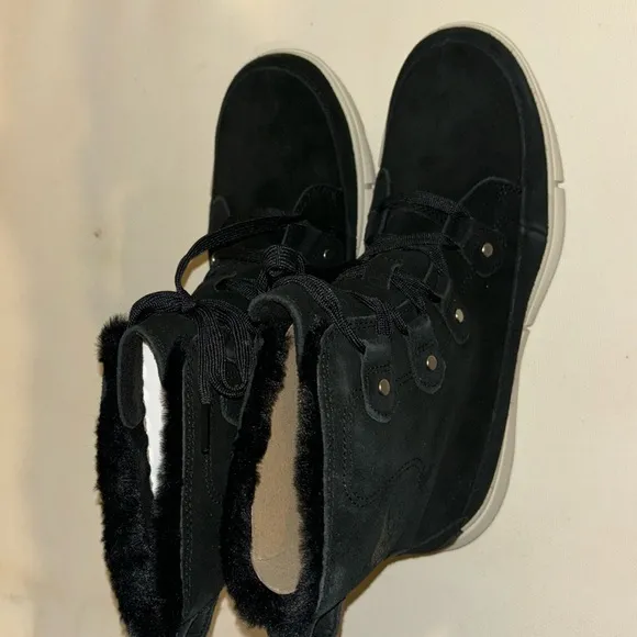 Sorel Women's Explorer Next Joan waterproof black Suede Boots 11 NWT