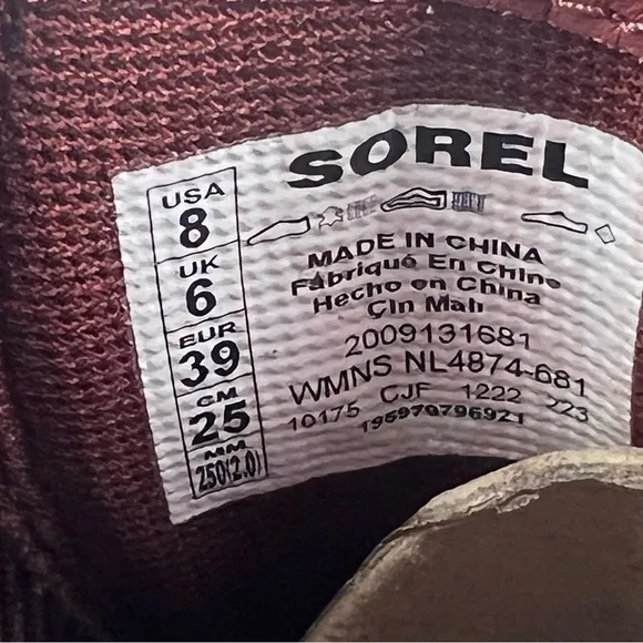 Sorel Women's Hi-Line Waterproof Chelsea Boots US8 Spice/Tawny Buff $190