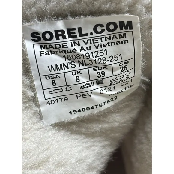 SOREL Women's Size 8 Tan Short Suede Waterproof Boots Snow