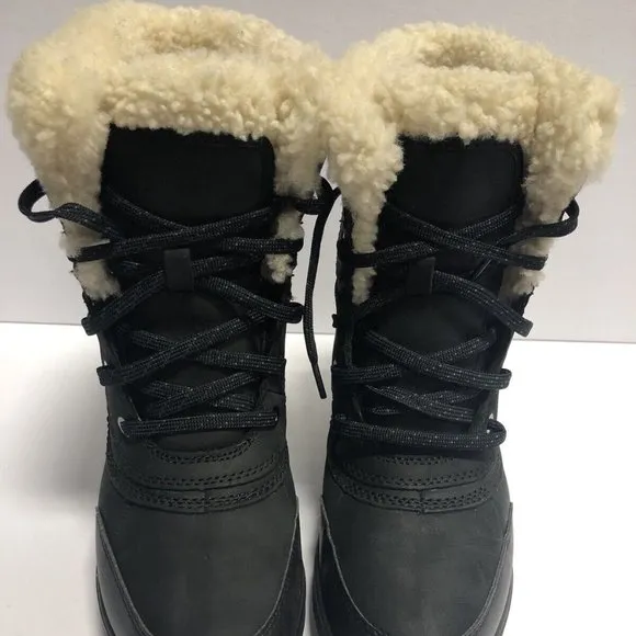 Sorel Women’s Tivoli IV Parc, Black Waterproof Winter Boots, Size 7M