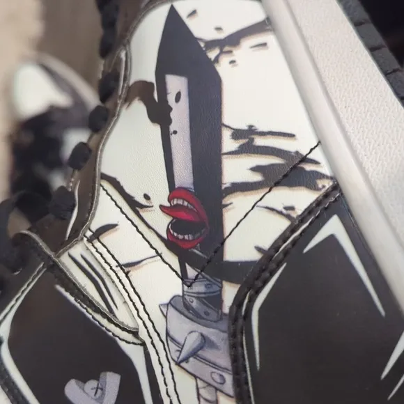 Soul Eater Anime Basketball Sneakers By