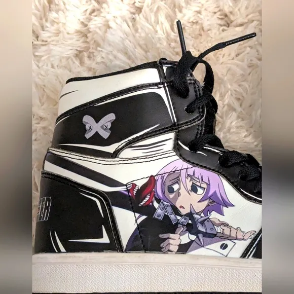 Soul Eater Anime Basketball Sneakers By