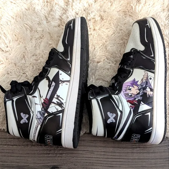 Soul Eater Anime Basketball Sneakers By