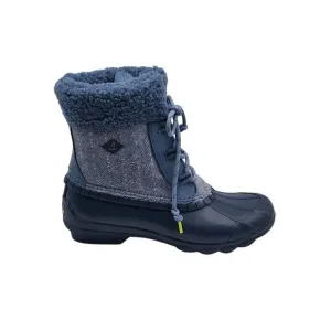 Sperry Syren Gulf Duck Boots STS87697 Womens Blue Size 7.5