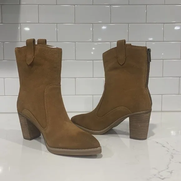 Splendid | Boots Raquel Bootie Tan Leather Pointed Toe- Size 7
