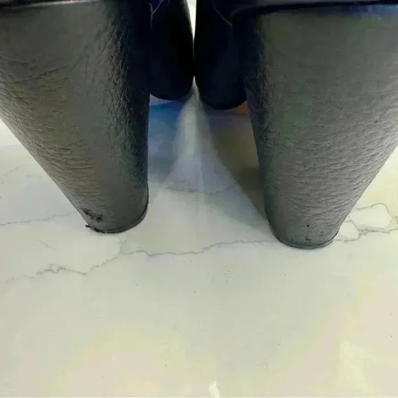 Splendid Women's Black Leather Ankle Booties Pointed Toe Size 9