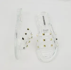 Steve madden clear studded slide Sandals
