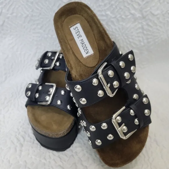 🖤Steve Madden Kali-S Studded Platform Sandals