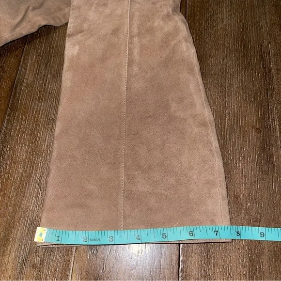 STEVE MADDEN | Suede Lather Tall Heeled Pointed Toe Boots Tan Taupe Women’s 9.5