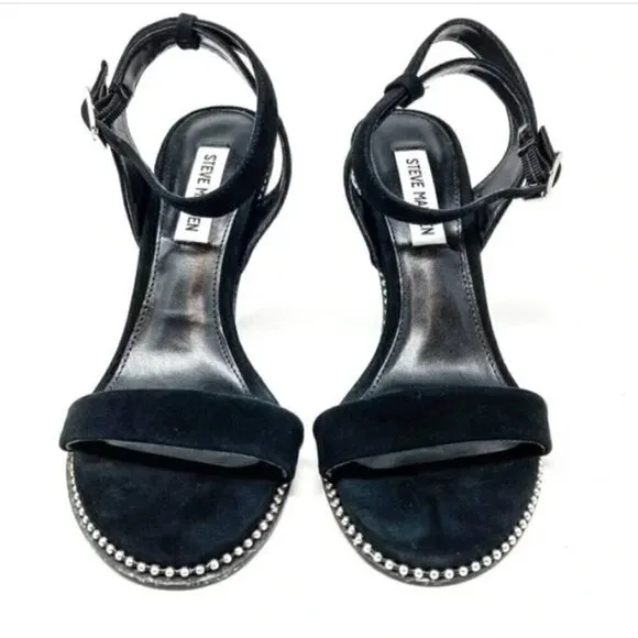 Steve Madden Sylvie Studded Sandals - Size 8