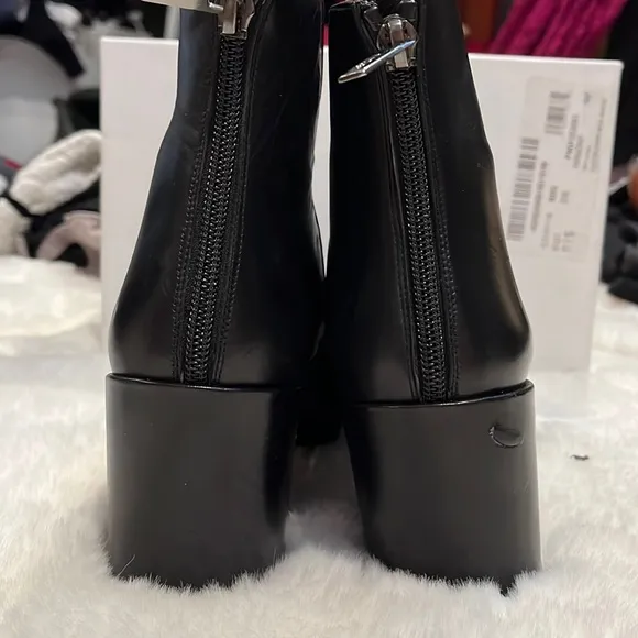 Stuart Weitzman Black Ankle Bootie, worn once