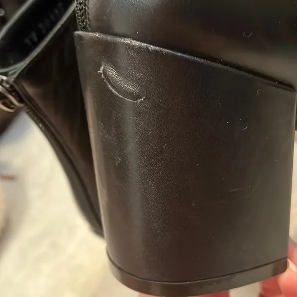 Stuart Weitzman Black Ankle Bootie, worn once