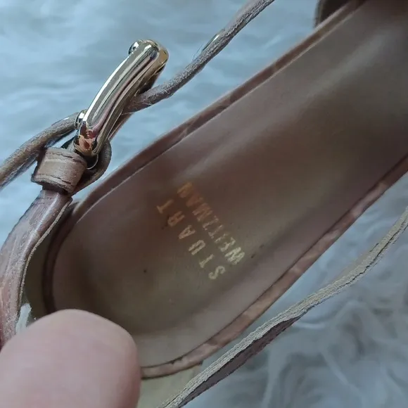 Stuart Weitzman  block sandals